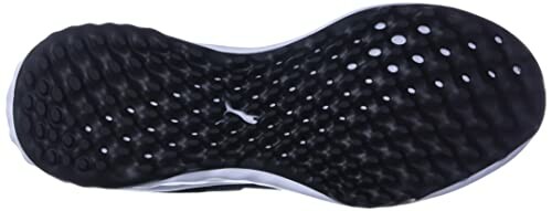 Black shoe sole with textured pattern