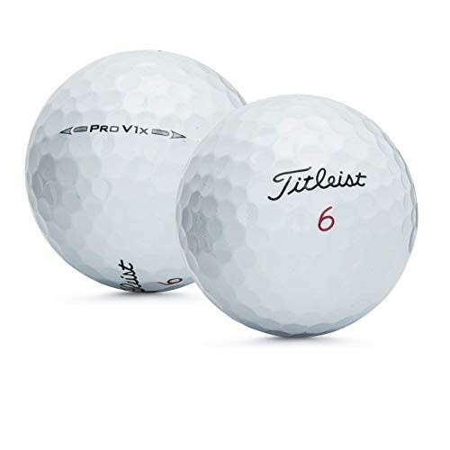 Two Titleist Pro V1x golf balls.